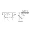 Умывальник Villeroy & Boch O.novo 51608HR1 (800х490)