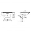 Умивальник Villeroy & Boch Vivia 41428101 (800х490)
