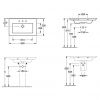 Умивальник Villeroy & Boch Legato 41538101 (800х500)