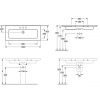 Умивальник Villeroy & Boch Legato 4153C2R1 (1200х500)
