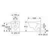 Инсталляция Geberit 458.161.21.1 с унитазом Gustavsberg 5G84 Hygienic Flush + сиденье SoftClose