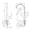 Кухонный смеситель Armatura Korund 4003-914-00