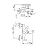 Смеситель для ванны Armatura Obsydian 5104-010-00