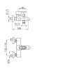 Смеситель для ванны Armatura Bazalt 4704-010-00