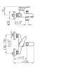 Смеситель для ванны Armatura Beryl 4804-010-00