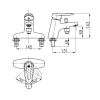 Смеситель для ванны Armatura Salit 4505-011-00