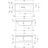 Ванна Duravit P3 Comforts 700373000000000