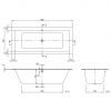Ванна Villeroy & Boch Legato Duo UBA180LEG2V-01