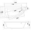 Ванна акрилова Cersanit Nano 150x75 L