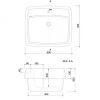 Умывальник Scarabeo Arco 100135 (600х465)