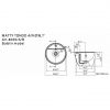Умывальник Scarabeo Matty Tondo 8055AR (460х460)