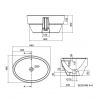 Умывальник Scarabeo Matty Tondo Ovale 8056A35 (640х460)
