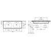 Умывальник Villeroy & Boch Vivia 4143D401 (1300х490)