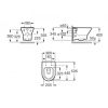 Унитаз подвесной Roca Nexo A34664L000 Clean Rim