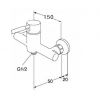 Смеситель для душа Gustavsberg Metic 41213804