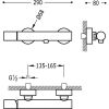 Смеситель с душем Tres Study 261.167.01