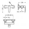 Смеситель с душем Tres Flat 204.167.01