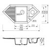 Кухонна мийка Marmorin Cire 375613002 graphite