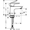Смеситель для умывальника Hansgrohe Talis E 71702000