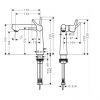 Смеситель для умывальника Hansgrohe Talis S 72114000