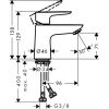 Смеситель для умывальника Hansgrohe Talis E 71704000