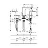 Смеситель для умывальника Hansgrohe Talis E 71733000