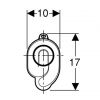 Сифон для писсуара Geberit 152.950.11.1 JetEX