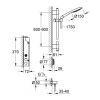 Душевой гарнитур Grohe Rainshower Solo F-Digital 36298000