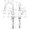 Кухонный смеситель Hansgrohe Talis S 72813000