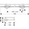 Полка Axor Arco 40352090