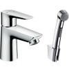 Смеситель для умывальника Hansgrohe Talis E 71729000 с гигиеническим душем