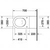 Унитаз подвесной Duravit Starck 3 2203090000
