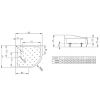 Душевой поддон Radaway Korfu E 120 4E91240-03L