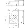 Душевой поддон Radaway Korfu E 120 4E91240-03R