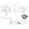 Кухонна мийка Fancy Marble Arizona 105060004 світло-чорна