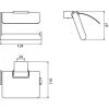 Держатель туалетной бумаги Emco System 2 350000106