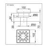 Душевой трап Styron STY-509-50