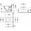 Унитаз подвесной Duravit Starck 3 42000900A1 с сиденьем SoftClose