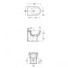 Біде підлогове Simas E-Line EL 04+F88