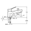 Смеситель для ванны Jacob Delafon Brive E75769-CP