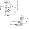 Смеситель для умывальника Jacob Delafon Strayt E37327-CP