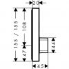 Термостат для душа Hansgrohe ShowerSelect 15768000