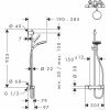 Душевая система Hansgrohe Raindance E 150 SemiPipe 27236000
