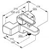 Смеситель для ванны Kludi Q-Beo 504430565