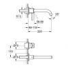 Смеситель для умывальника Grohe Atrio 19918000