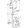 Душевая система Hansgrohe Croma Select S Vario Combi 27014400