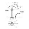 Напольный смеситель для ванны Grohe Atrio 32653002