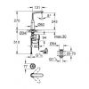 Электронный смеситель для умывальника Grohe Veris F-digital 36277000