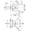 Термостат для умывальника Grohe Grohtherm Ergomix 34018000