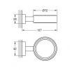 Тримач мильниці/стакана/дозатора рідкого мила Grohe Essentials Cube 40508001